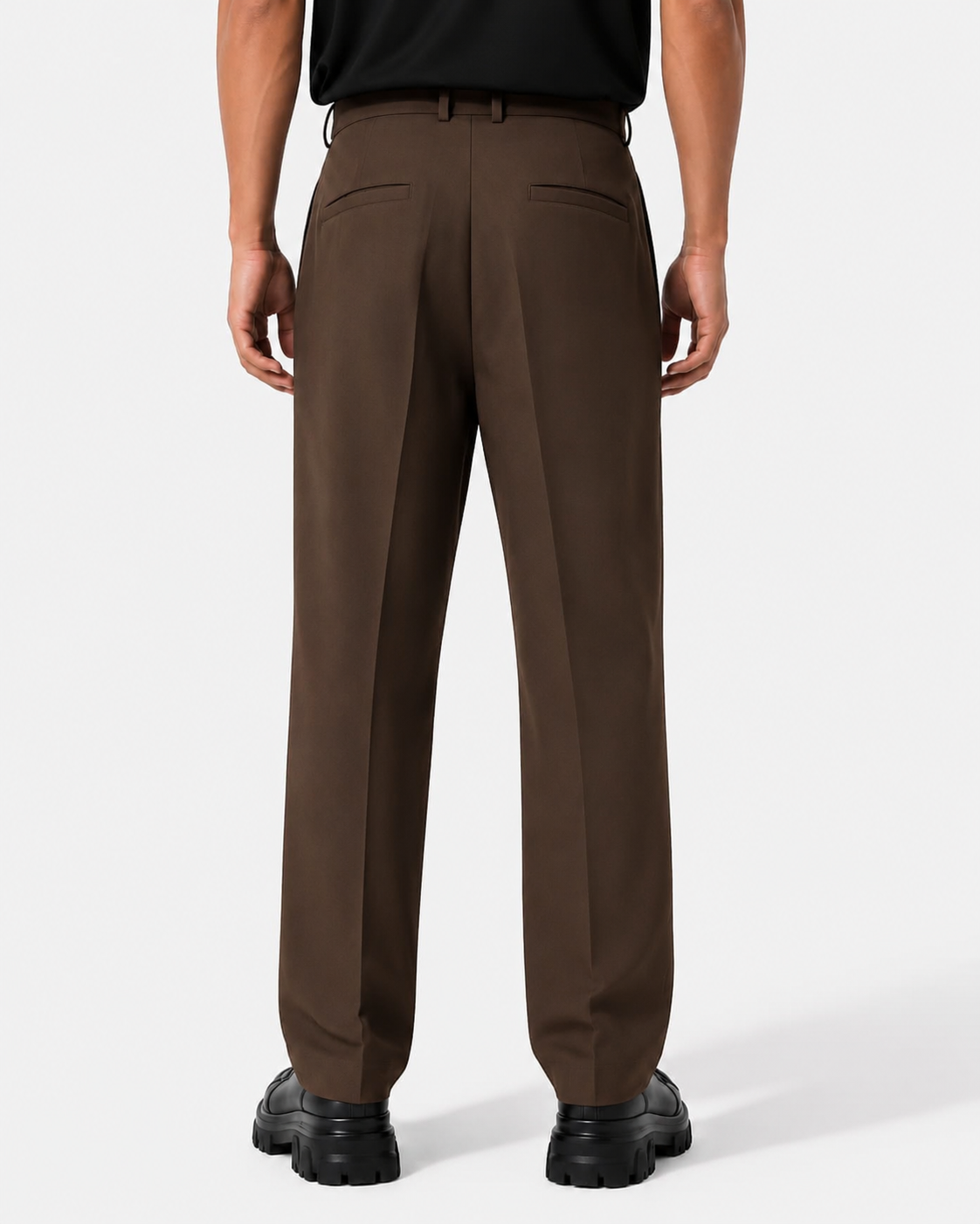 wide leg pants with belt