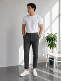 chino pants - DARK GRAY