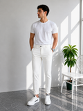 chino pants - WHITE