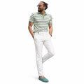 high waist pants - WHITE