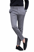 high waist pants - DARK GRAY
