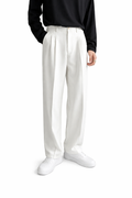 wide leg pants - WHITE