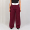 High Waist 1102 - BURGUNDY