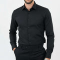 Oxford Slim Fit Shirt - BLACK