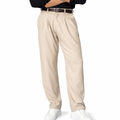 wide leg pants - BEIGE